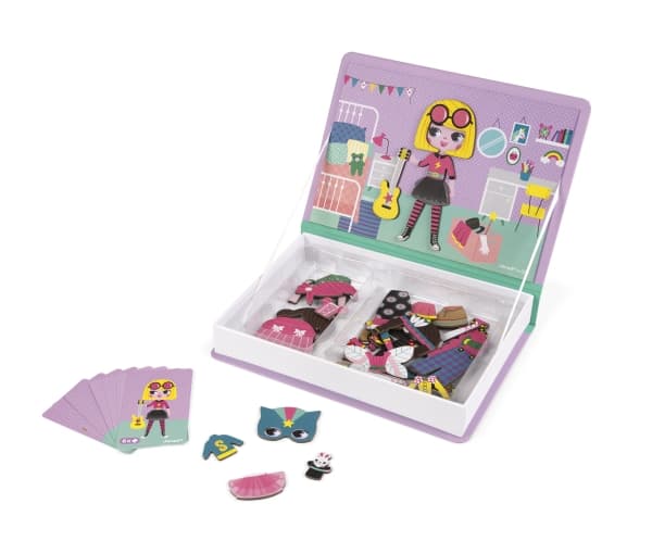 JANOD Tyttöjen puvut Magneti''book, 3 År, Karton, Violet