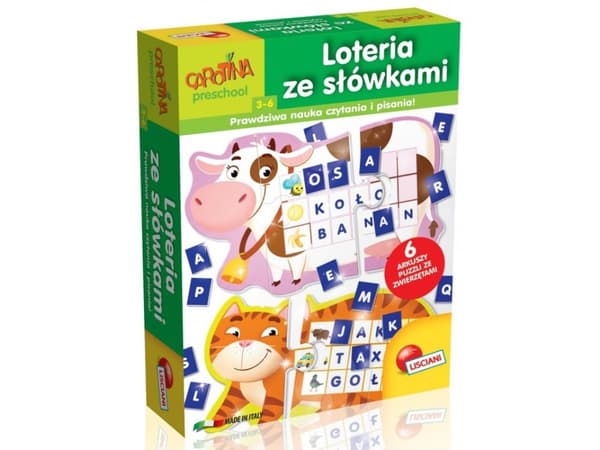 Lisciani Carotina Lottery with Vocabulary (304-PL5783)