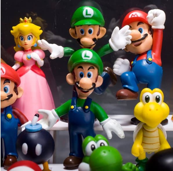 18 Pack Super Mario hahmot