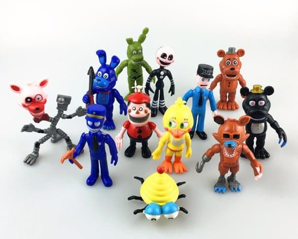 12 Pack Five Nights at Freddy's Figurer 12 Pack Five Nights at Freddy's Figurer