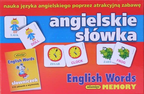 ADAMIGO Memory Game English Words 5628 [GAME]