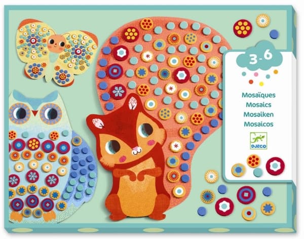 DJECO Milfiori - 27,5 x 21,5 x 3 cm, 6 år, Trä