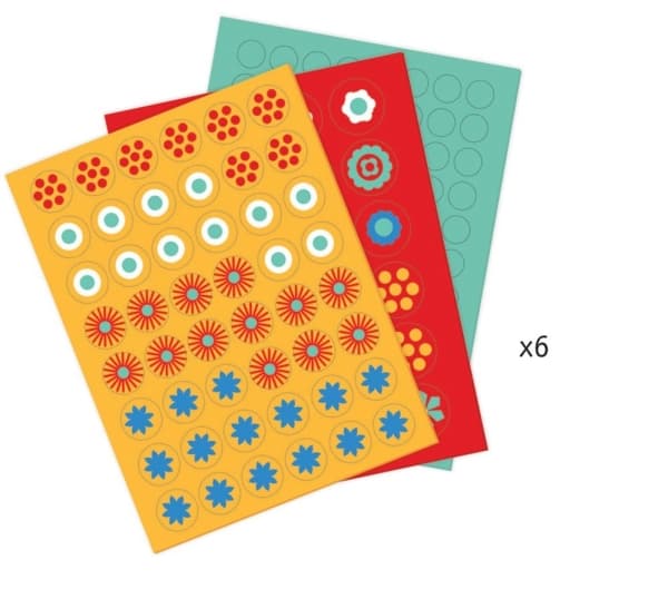 DJECO Milfiori - 27,5 x 21,5 x 3 cm, 6 år, Trä