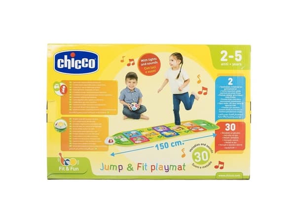 Chicco 09150-00, Lekematte til babyer, Gir fra seg lyd, Flerfarget