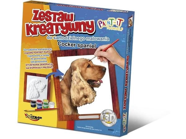 Mirage dog Cocker spaniel paint set. 61006