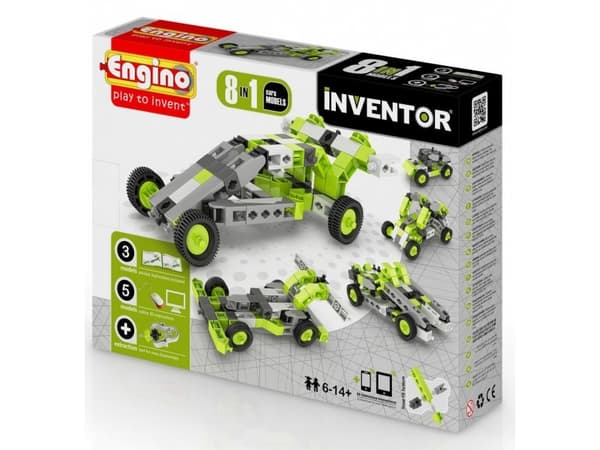 Engino Inventor Builder "Cars" (8 modeller)