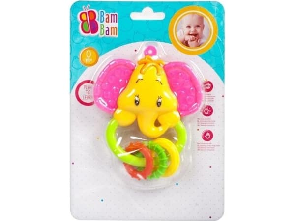 BamBam Elefantti Rattle 120/240 0m+ (BBN5108)