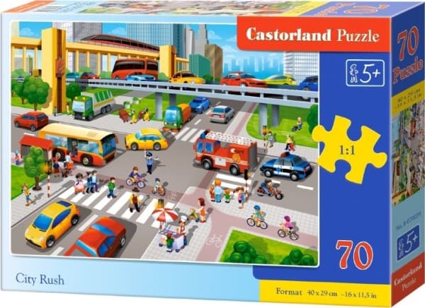 Castorland Puzzle City Rush 70 brikker (290212)