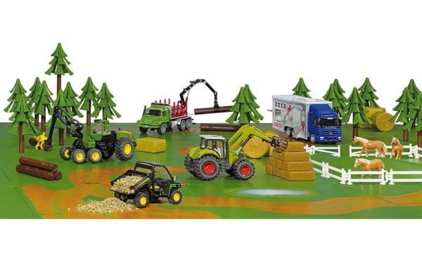 Siku Dirt tracks and forest, Parkeringsplats, 3 År, Multifärg, Plast