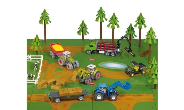 Siku Dirt tracks and forest, Parkeringsplats, 3 År, Multifärg, Plast