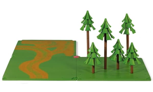 Siku Dirt tracks and forest, Parkeringsplats, 3 År, Multifärg, Plast
