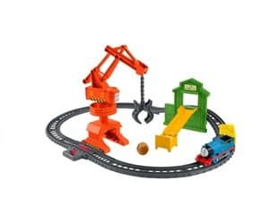 Fisher-Price Thomas & Friends Cassia Crane & Cargo Set, Modelljärnväg och -tåg, Pojke, 3 År, Multifärg, 7 År, 1 styck
