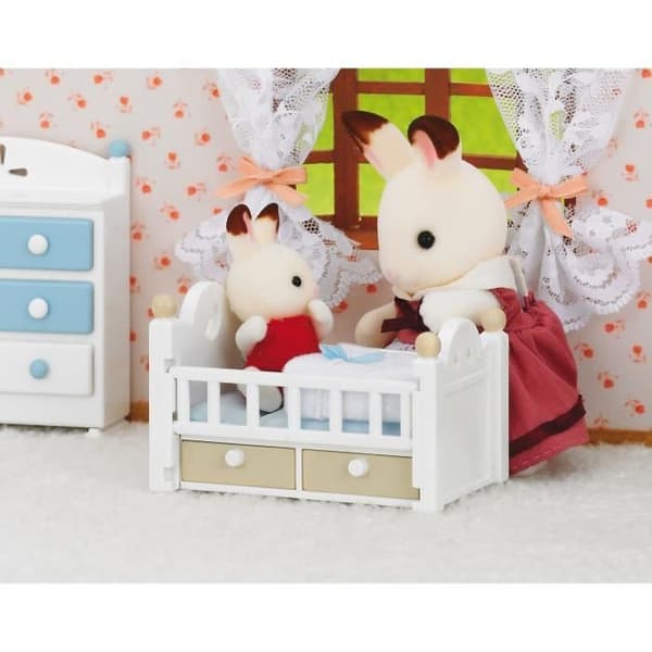 SYLVANISKA FAMILJER 5017 Baby Rabbit Chocolate Bed