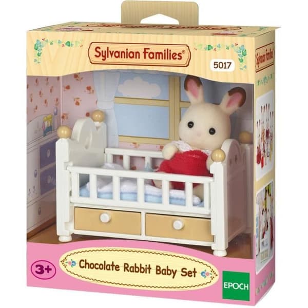 SYLVANISKA FAMILJER 5017 Baby Rabbit Chocolate Bed