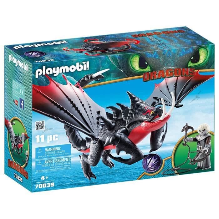 PLAYMOBIL 70039 - Dragons 3 - Agrippemort et Grimmel