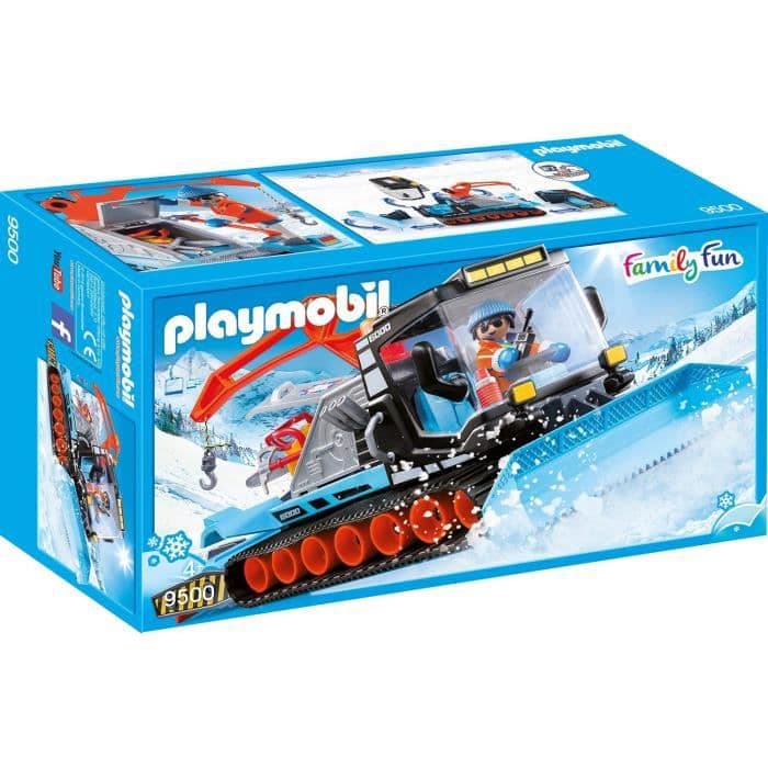 PLAYMOBIL 9500 - Familiesjov - Snow Plough Agent - Nyt i 2019
