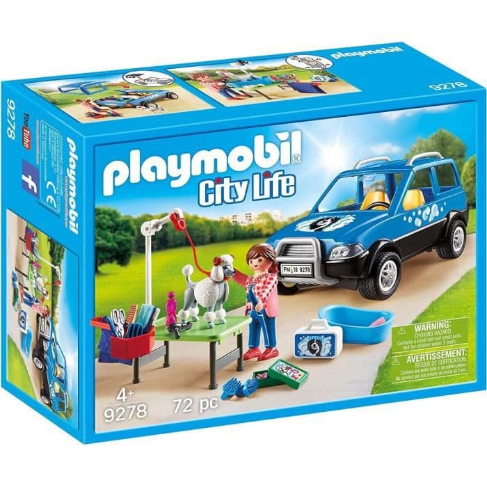 PLAYMOBIL 9278 - Byliv - Groomer med køretøj - Nyt i 2019