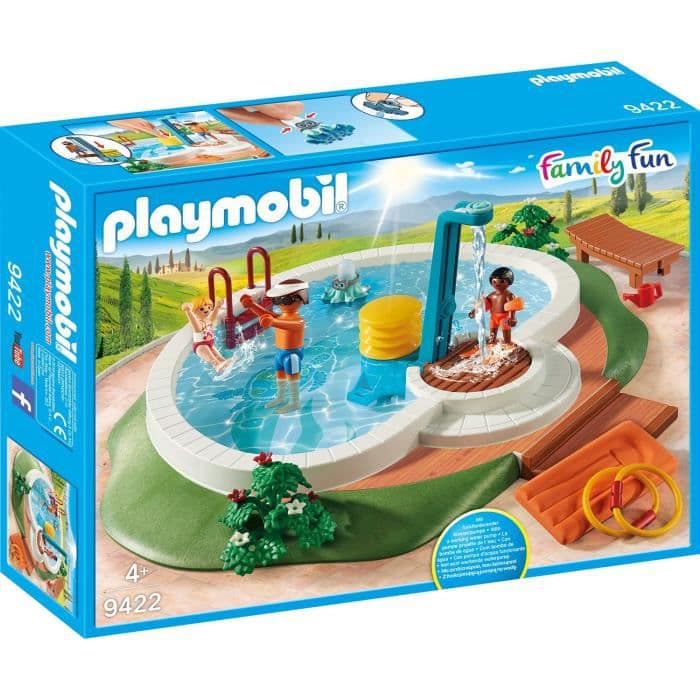 PLAYMOBIL 9422 - Familiesjov - Pool med bruser - Nyt i 2019