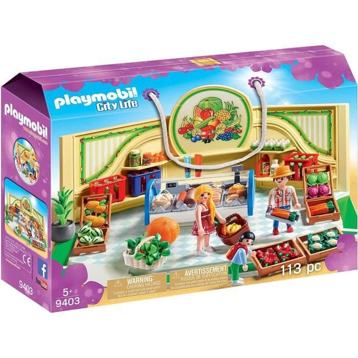 PLAYMOBIL 9403 - Byliv - købmand - nyt i 2019