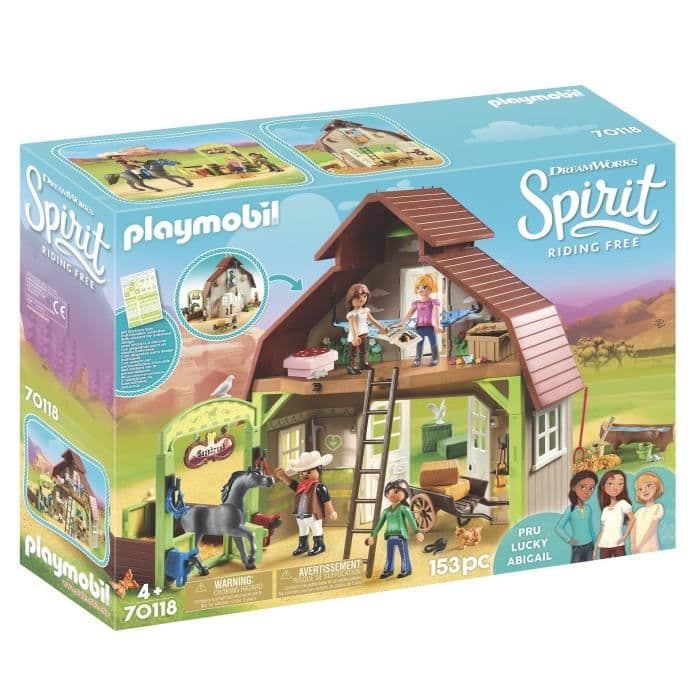 PLAYMOBIL 70118 - Spirit - Barn med Lucky, Apo og Abigaëlle - Nyt i 2019