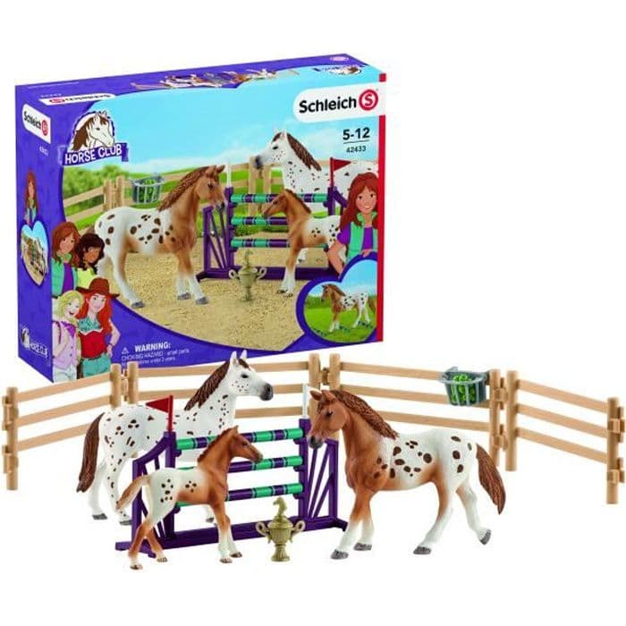 SCHLEICH - Figur 42433 Træning ved Horse Club Lisa-konkurrencen