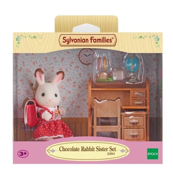 SYLVANISKA FAMILIER 5016 Set Office + Girl Rabbit