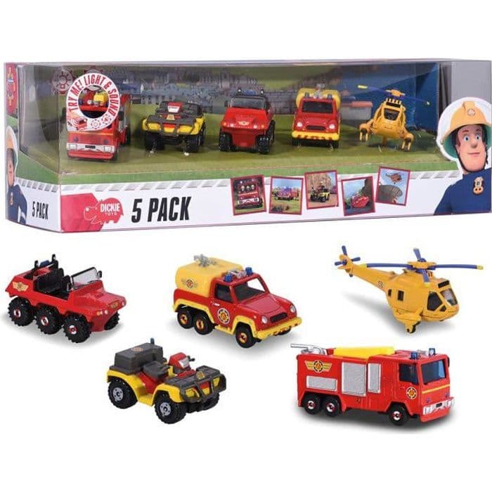 SAM THE FIREMAN Gavepakke 5 stk