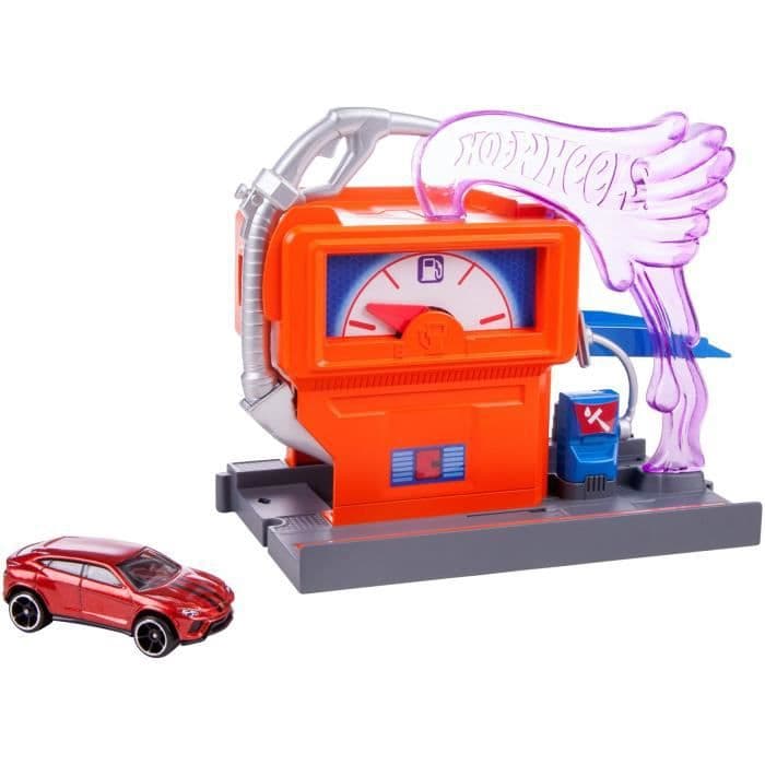 VARME HJUL City Station Essence Express - Small Cars Box - fra 4 til 8 år gammel