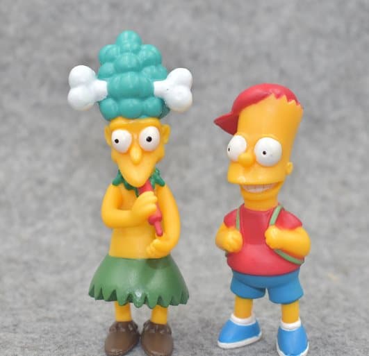 14 Pack Simpsons Family Figurer