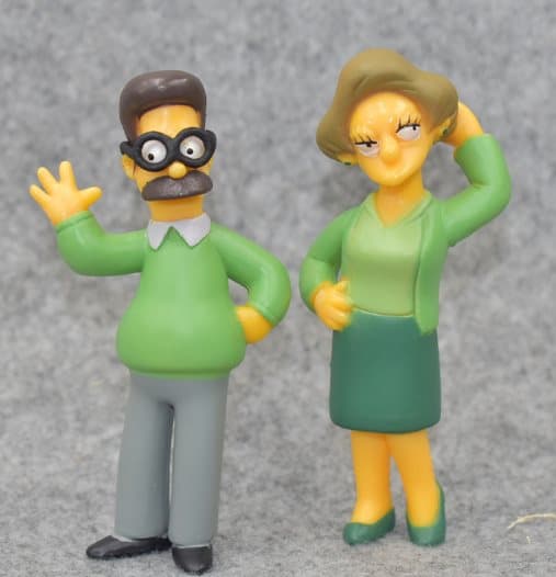 14 Pack Simpsons Family Figurer