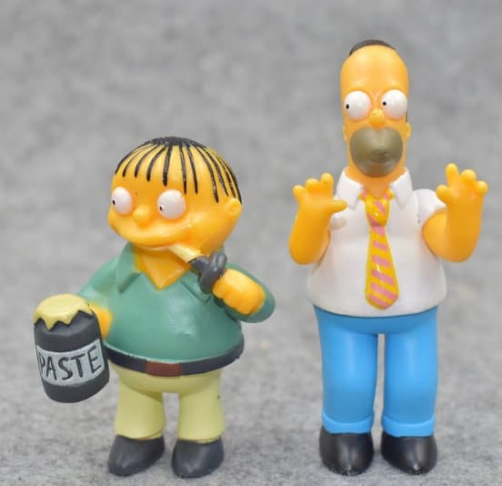 14 Pack Simpsons Family Figurer