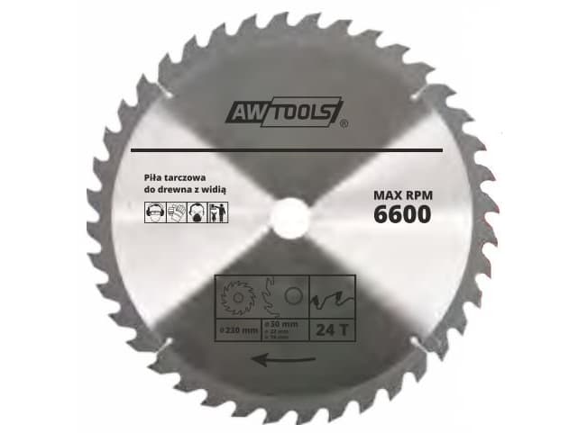 AW-Tools Awtools Panel Saw for 300 x 30/22/16mm 30 Wood from (AW48479)