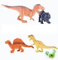 Miniatyrbild 3 av 3: 12st Dinosaurie modell plast leksak handgjorda figurer