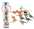 Miniatyrbild 1 av 3: 12st Dinosaurie modell plast leksak handgjorda figurer