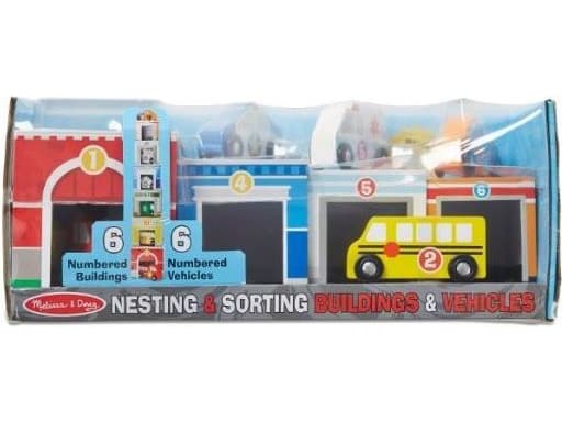 Melissa & Doug Garages With Stacking Cars (13576)