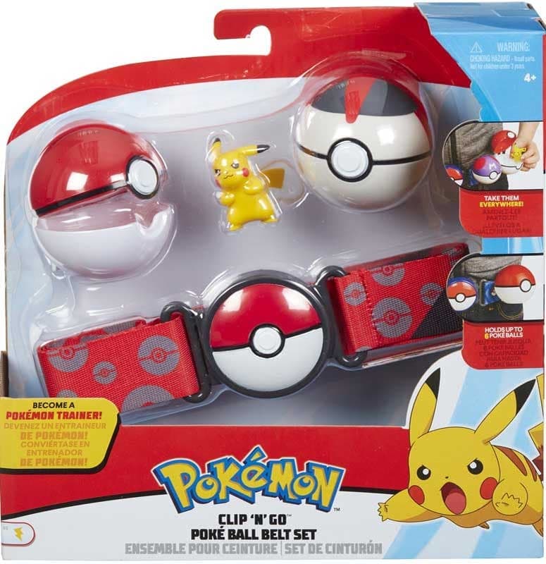 Pokemon Clip 'N Go Belt Set Pikachu