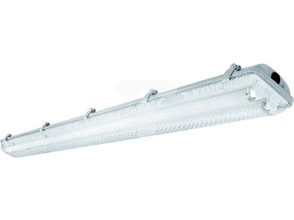 GTV Hermeettinen valaisin HELIOS-LED 258 BIS 2x58W T8 G13 AC 220-240V 50/60Hz IP65 ABS/PS virtalähde harmaa (LD-HEL258B-30)