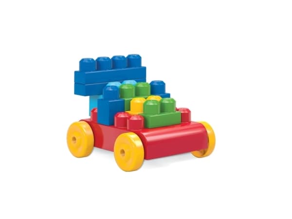 MEGA BLOKS First Builders Big Building Bag, Byggsats, 1 År, Plast, 80 styck, 1,37 kg