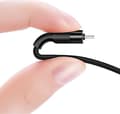 Miniatyrbilde 3 av 5: Usams USB cable U5 braided cable 2A USB-C 1.2m black US-SJ221 -SJ221TC01