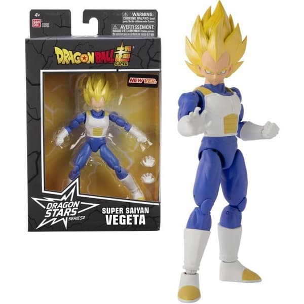 Dragon Ball Super - Super Saiyan Vegeta Figur - 17 cm - 16 ledade punkter