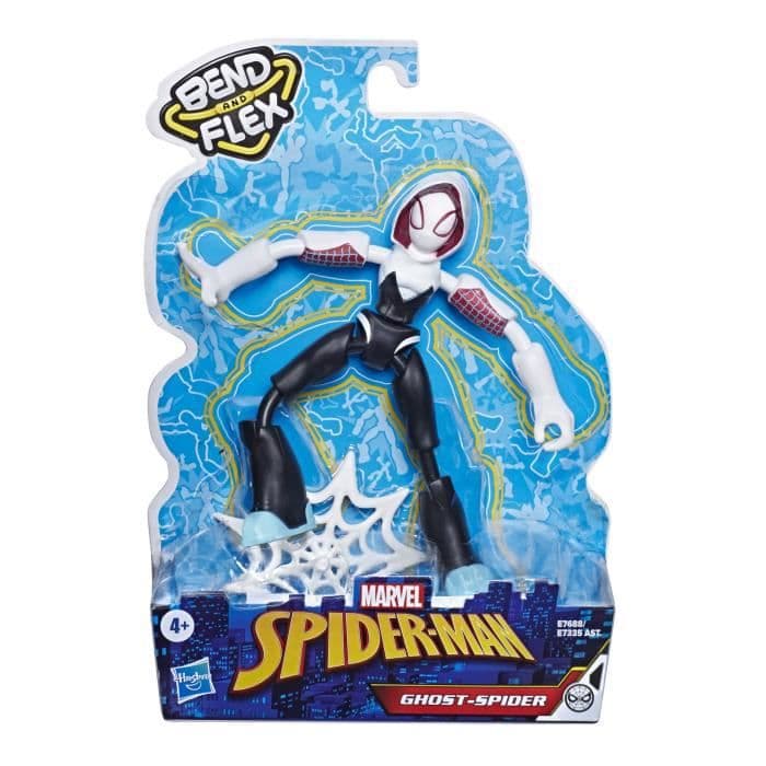 Marvel Spider-Man - Ghost Spider Bend & Flex Figur - 15 cm