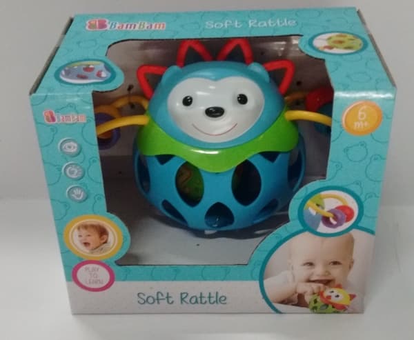 BamBam Rattle siili 0/48 6m+ (BB35789B)