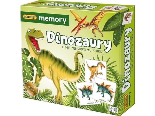 Muisti Dinosaurukset maailman muistipeli ADAMIGO