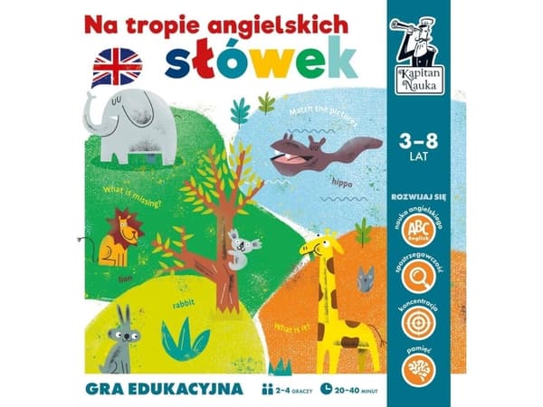 Edgard Educational game - On the trail of English words