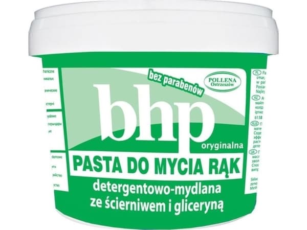 Pollena POLLENA_BHP vaskemiddel-såpe håndvaskepasta med slipemiddel og glyserin 500g