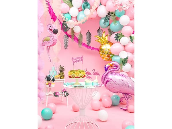 PartyDeco Flamingo, Rosa, Figur, Folie, 700 mm, 950 mm, 50 styck
