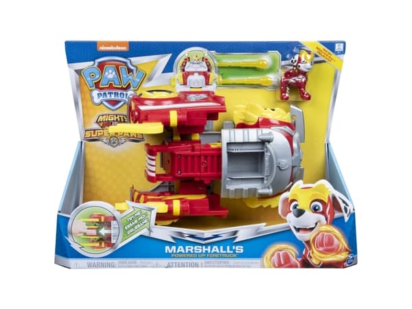 Paw Patrol, Mighty Pups Super Paws - Marshalls drevne kjøretøy, leketøy