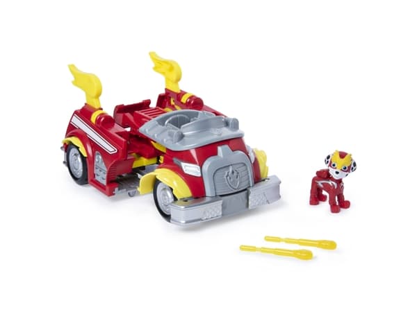 Paw Patrol, Mighty Pups Super Paws - Marshalls drevne kjøretøy, leketøy