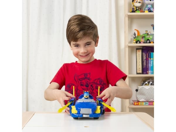 Paw Patrol Mighty Pups Super Paws - Chase's Powered Up Vehicle Lekebil