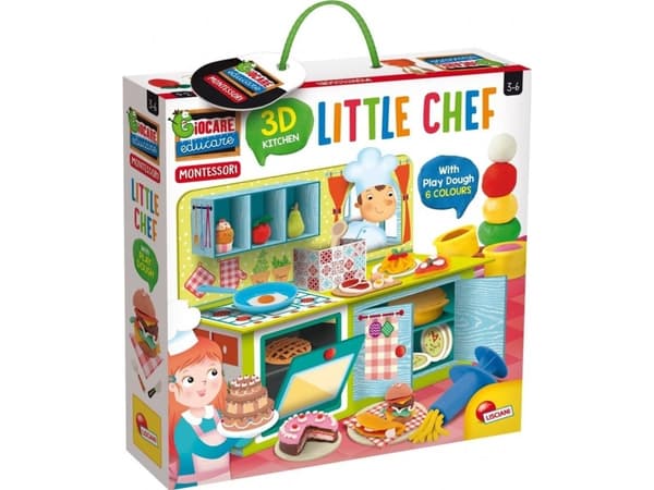 Quercetti Montessori Chef 3D + plasticine